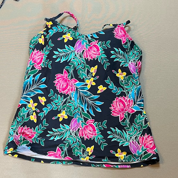 Bare Necessities Pink and Green Coverup Swim - Picture 1 of 4
